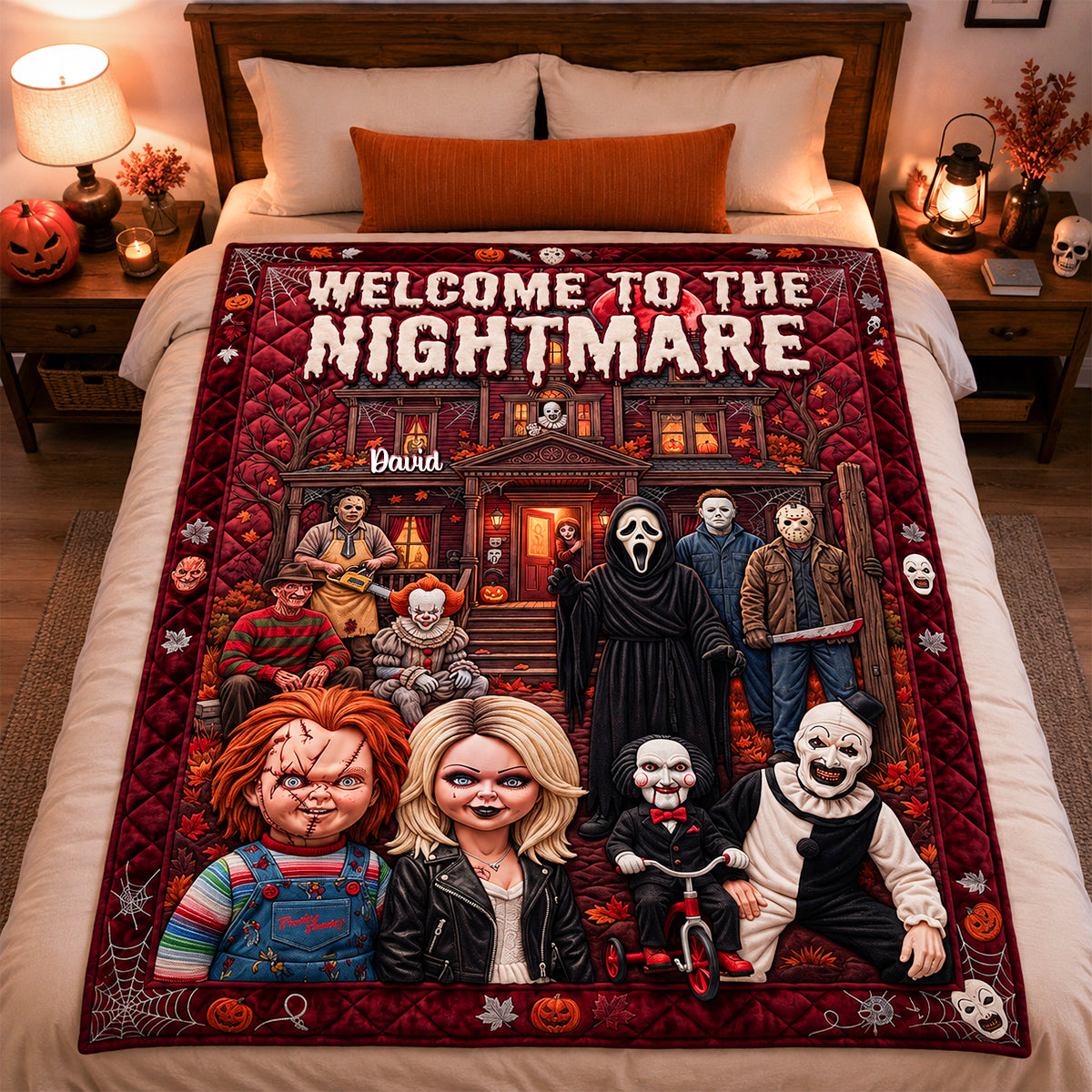 Villain Blanket Halloween - Personalized Gifts For Horror Lovers 04tydh100826-Homacus