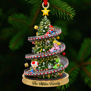 Racing Family Christmas Tree Ornament Personalized Gifts For Family 01NADT290925-Homacus