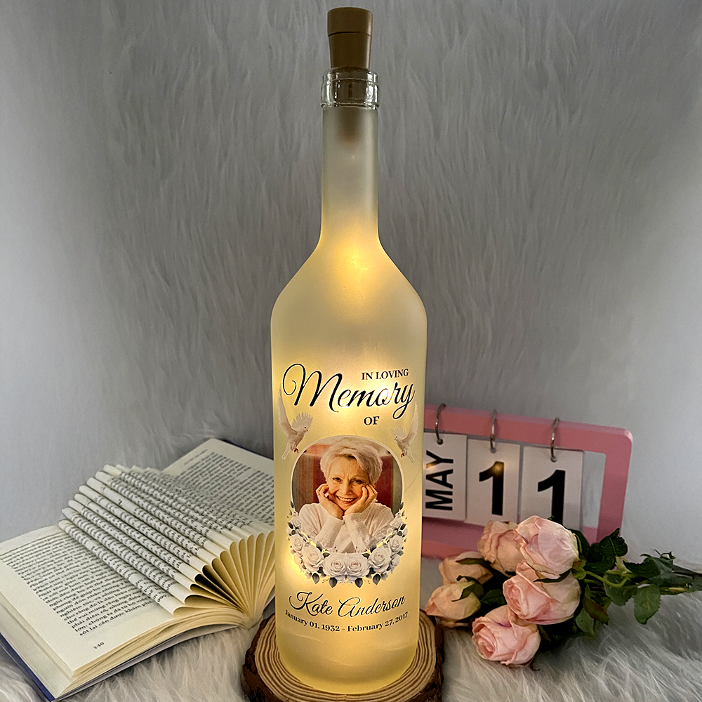 Custom Photo Gifts For Heaven Bottle Lamp 01HUDT220225-Homacus