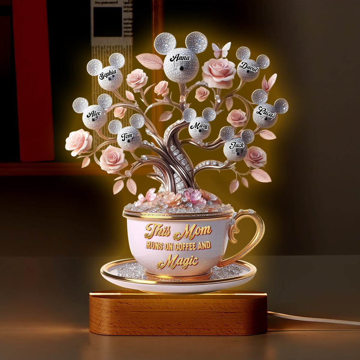 Magic Mouse Mom LED Light Personalized Gifts For Mom 04tgtn220425-Homacus