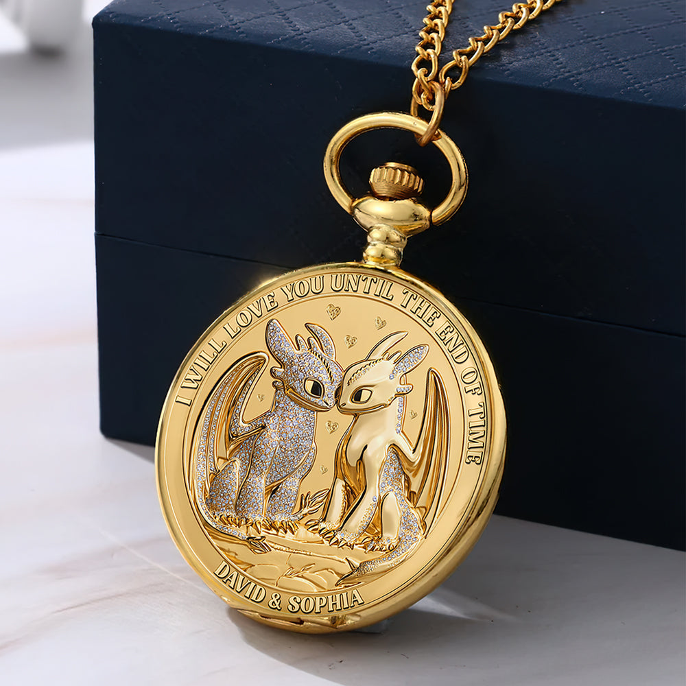 Legendary Love Pocket Watch Personalized Gifts For Couple 06TGQN190625-Homacus