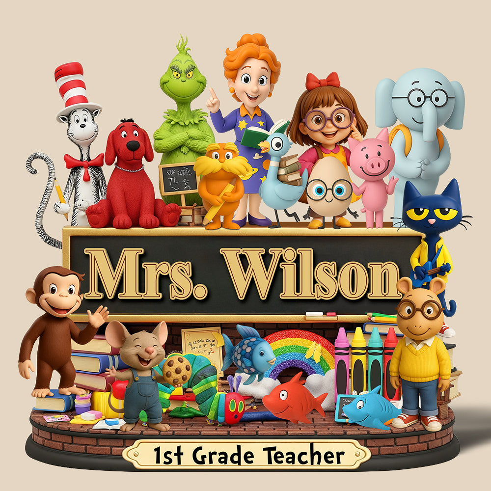 Children's Book Acrylic Plaque - Personalized Gifts For Teacher 04naqn200625-Homacus