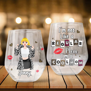 Personalized Gifts For Mom Glass Egg Cup I'm A Cool Mom 04TOMH150125PA-Homacus