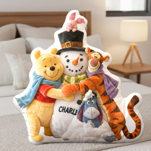 Beloved Snowman Shaped Pillow - Personalized Gifts For Kids & Cuteness Lovers 01QHLU081125-Homacus