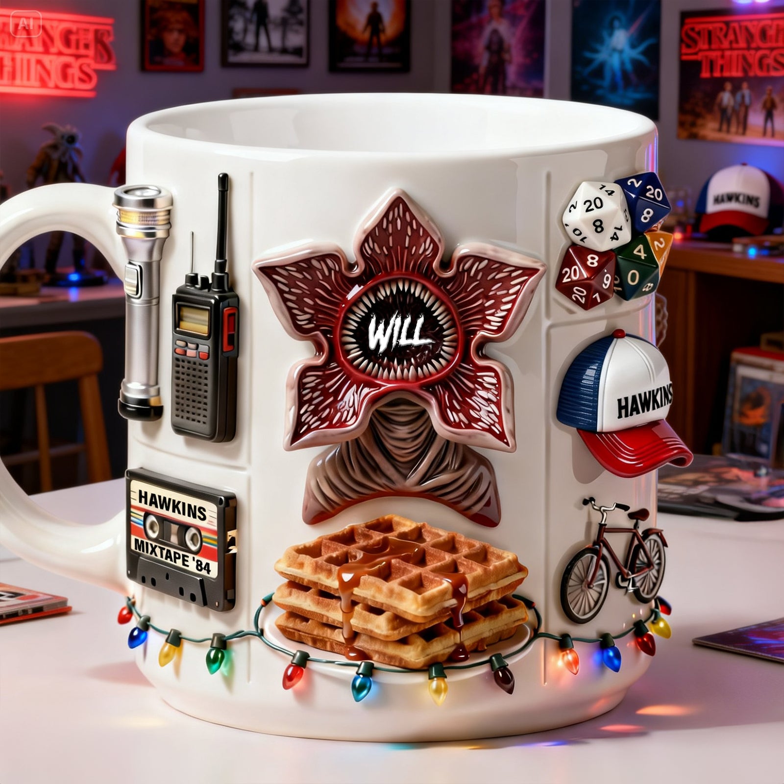 Retro Horror Adventure Coffee Mug - Personalized Gift For Fantasy Lovers 02NALU271225-Homacus