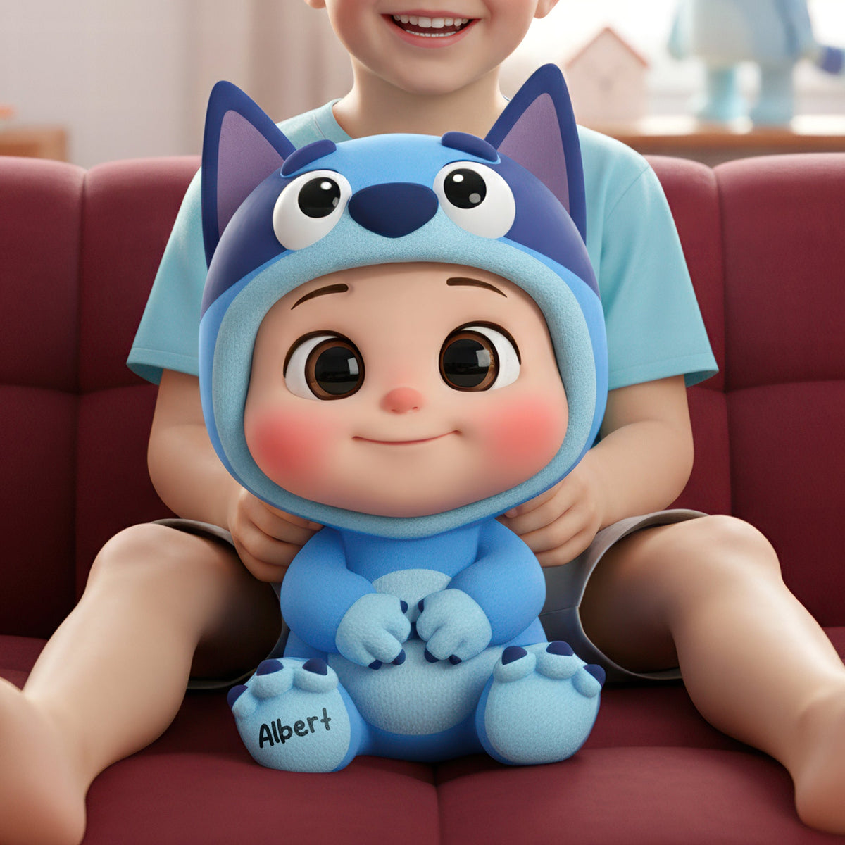 Cute Characters Custom Shaped Pillow - Personalized Gifts For Kids 03huqn021225-Homacus