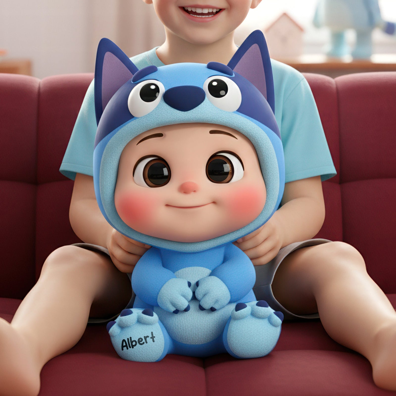 Cute Characters Custom Shaped Pillow - Personalized Gifts For Kids 03huqn021225-Homacus