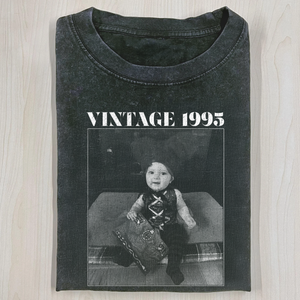 Birthday Halloween Costume Vintage Shirt - Custom Photo Gifts For Loved Ones 03nata290825-Homacus