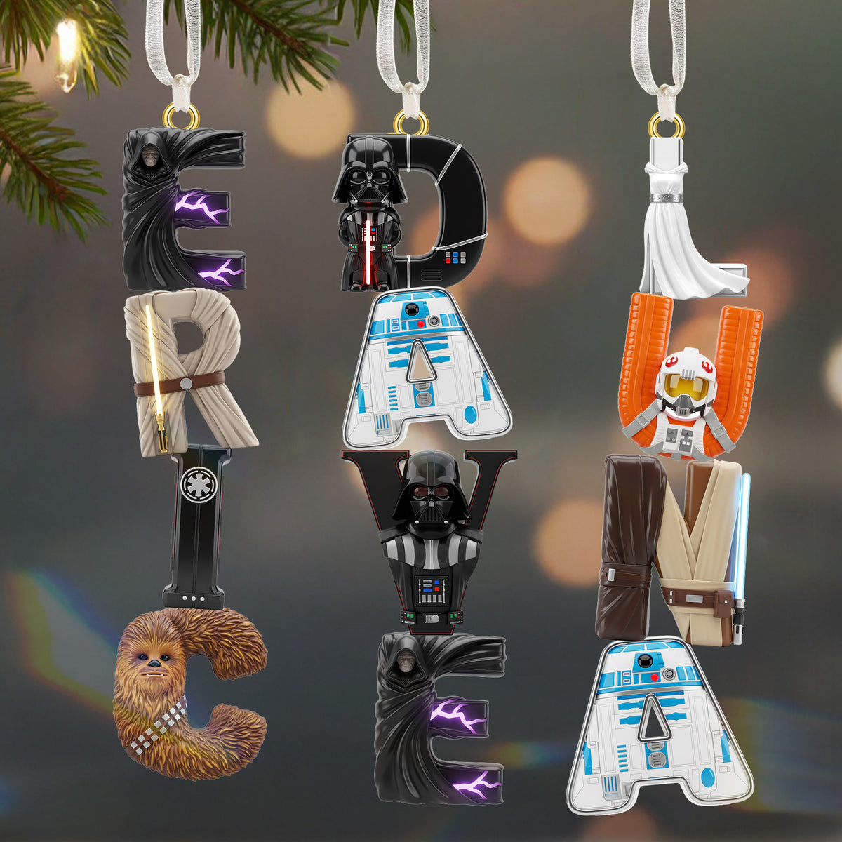 Custom Alphabet Letter Ornament Personalized Christmas Gifts 05kimg281025-Homacus