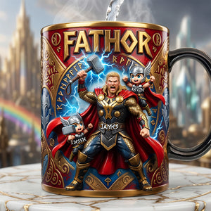 The Indestructible Dad Magic Mug - Personalized Gifts For Dads 04tyta070526-Homacus