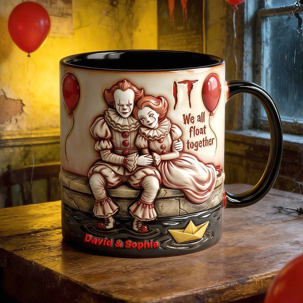 Horror Couple Accent Mug - Personalized Gifts For Couple 02patn270126-Homacus