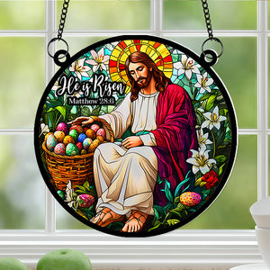 Jesus Easter's Day Gifts Suncatcher Ornament 02XQLU060125 Easter Gifts-Homacus