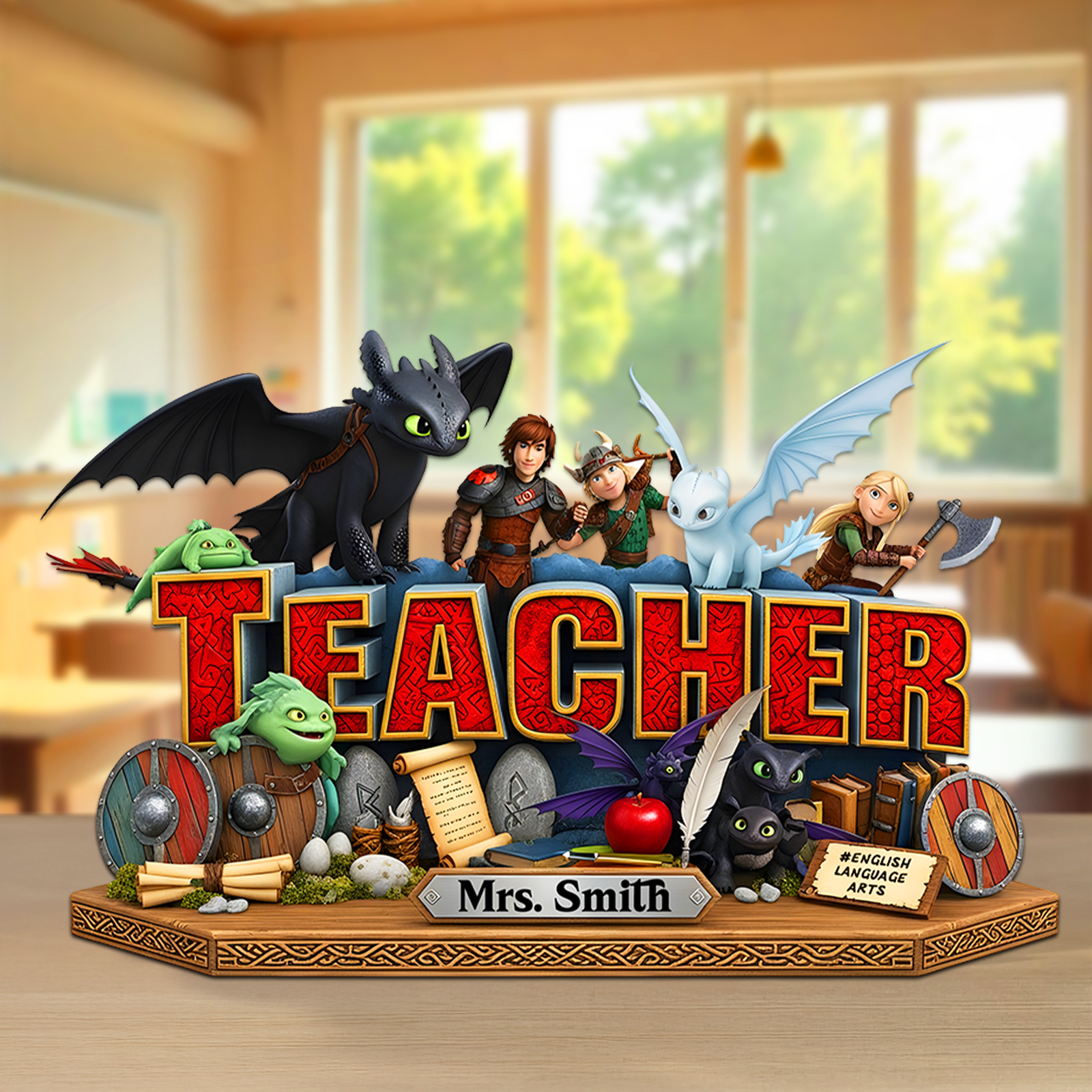 Teacher Acrylic Plaque - Personalized Gifts 03tgpu170625-Homacus