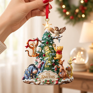 Tree Forest Friends Christmas Ornament - Personalized Gifts For Family 01patn290826