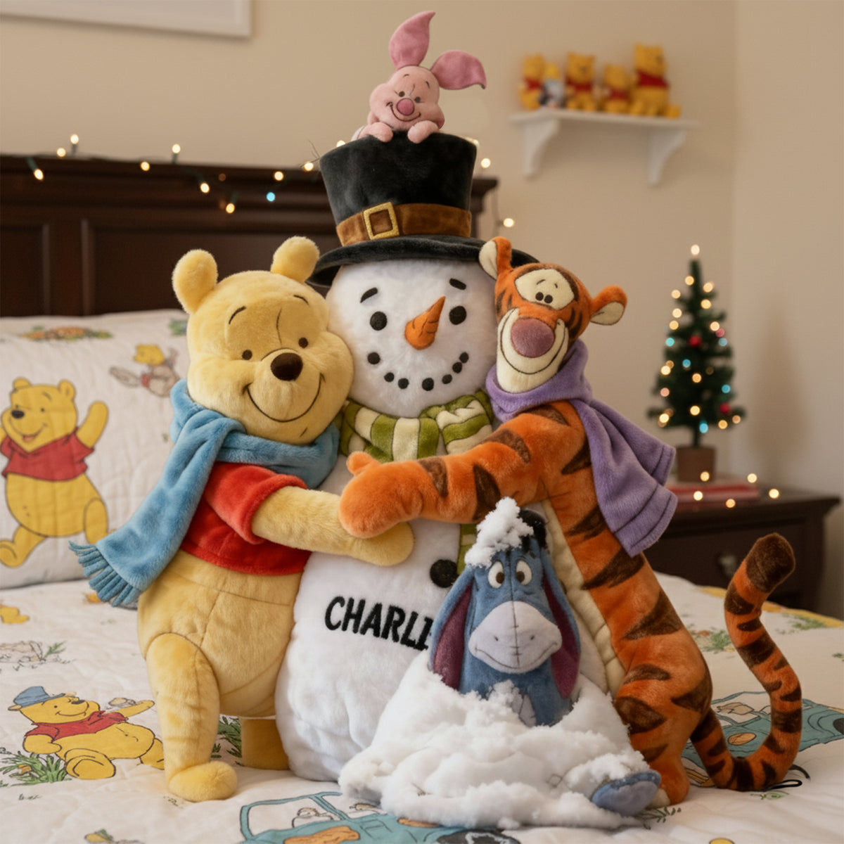 Beloved Snowman Shaped Pillow - Personalized Gifts For Kids & Cuteness Lovers 01QHLU081125-Homacus