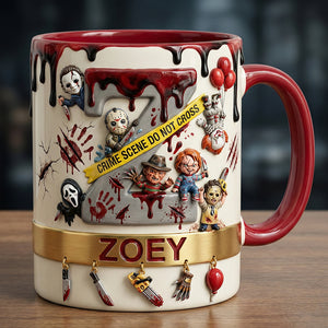 Slay Party Alphabet Initial Letter, Personalized Gifts For Horror Fans 02qhtn140126-Homacus