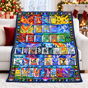 Creature Card Blanket - Personalized Gifts 09naqn071026-Homacus