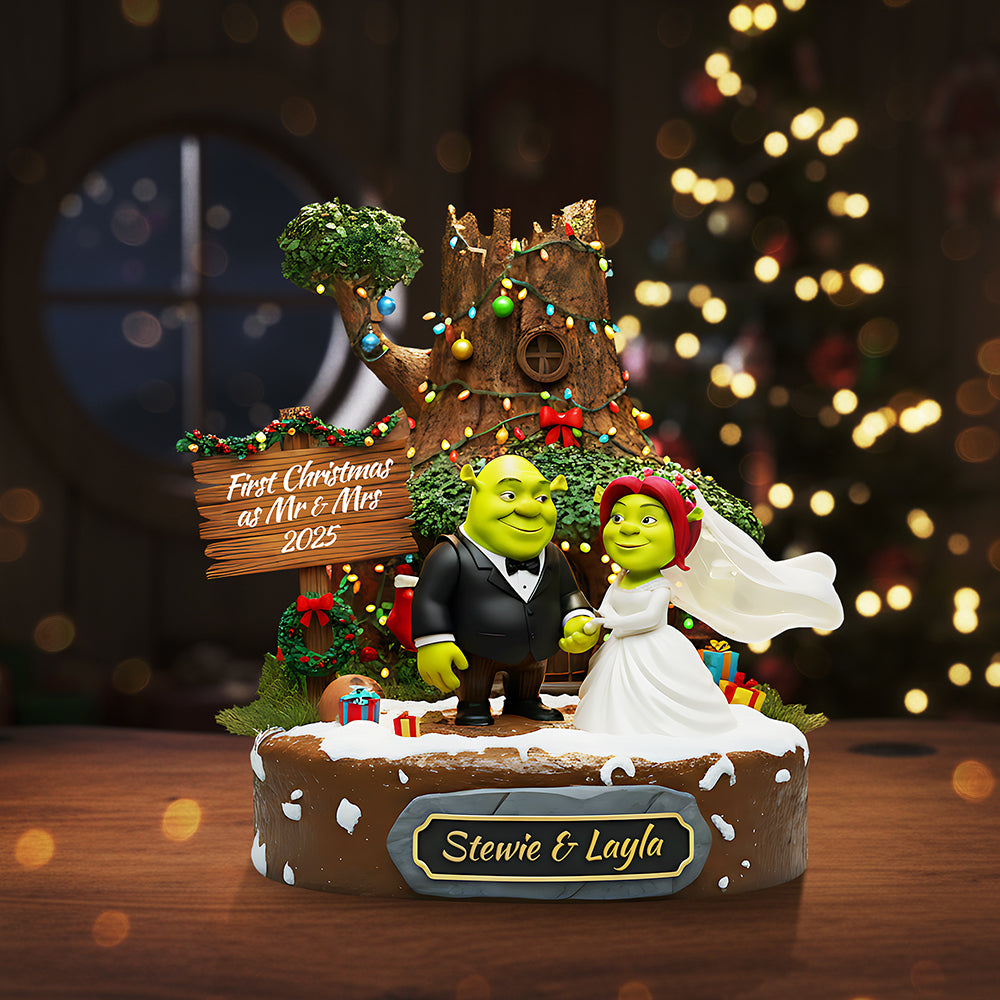 Personalized Christmas Gifts For Newlyweds Plaque 01kita130925-Homacus