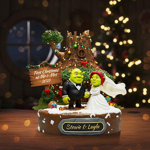 Personalized Christmas Gifts For Newlyweds Plaque 01kita130925-Homacus