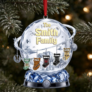Merry Christmas Stockings Acrylic Ornament - Personalized Christmas Gifts For Family 03ohlu220826