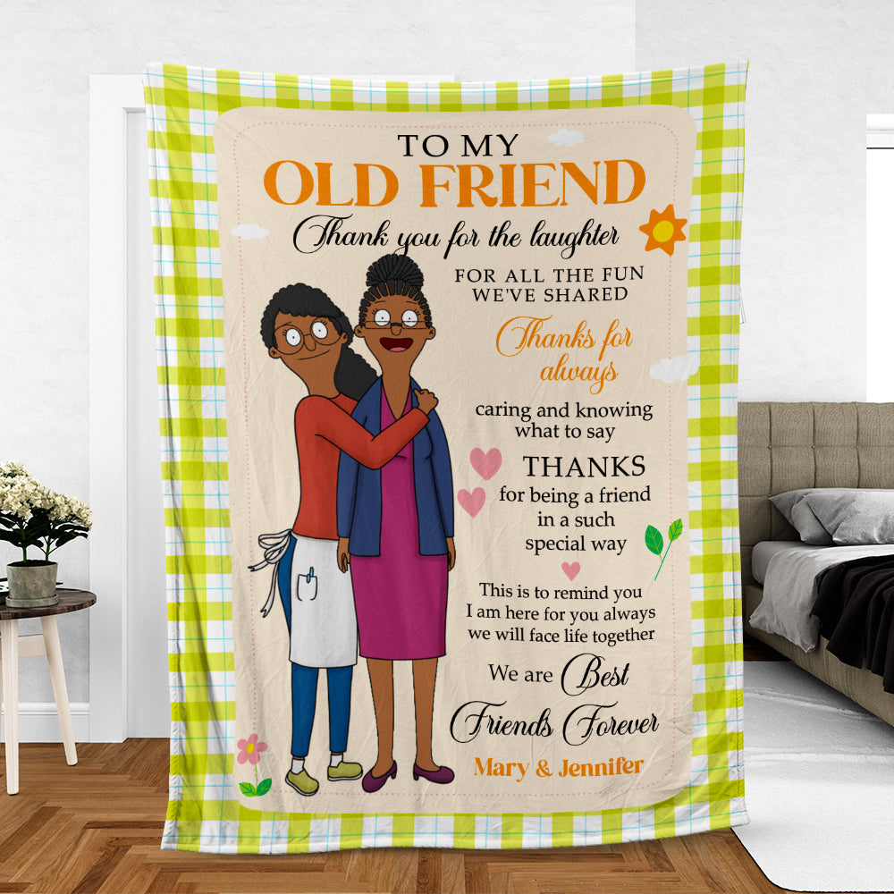 Personalized Gifts For Friend Blanket Best Friends Forever 02ACDT200325HG