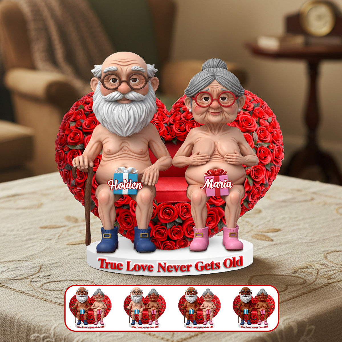 True Love Acrylic Plaque - Personalized Gifts For Couple 03OHMG040226-Homacus