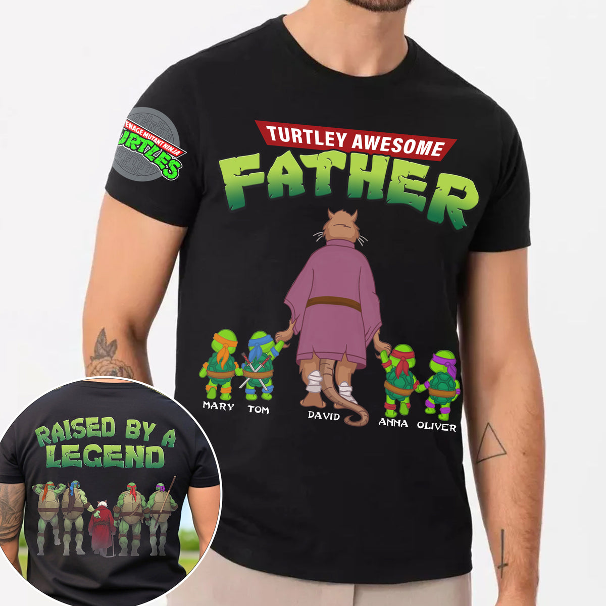 Awesome Father Shirt Personalized Gifts For Dad 01natn070525-Homacus