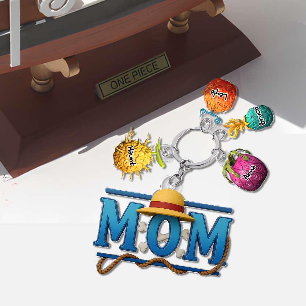 Fruit Mom Keychain - Personalized Gifts For Mom 01OHLU210425-Homacus