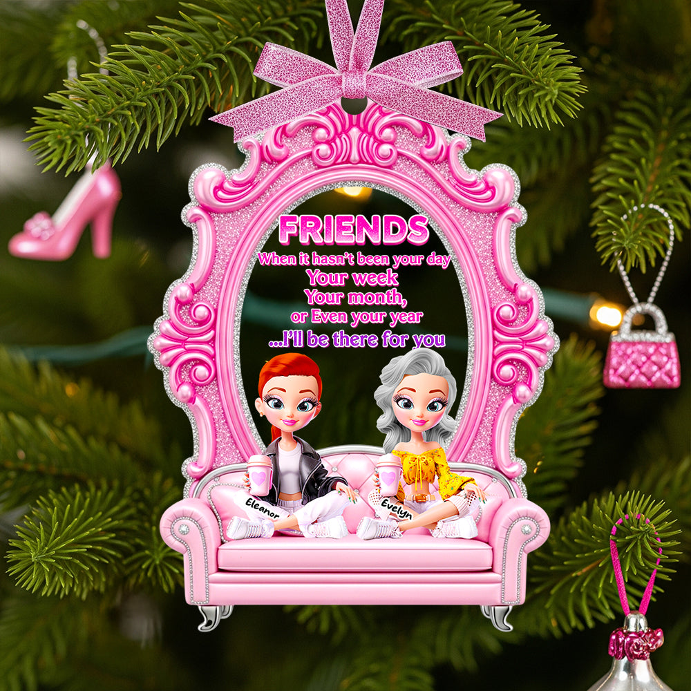 Besties Christmas Ornament Personalized Gifts For Besties 02TGDT140825-Homacus