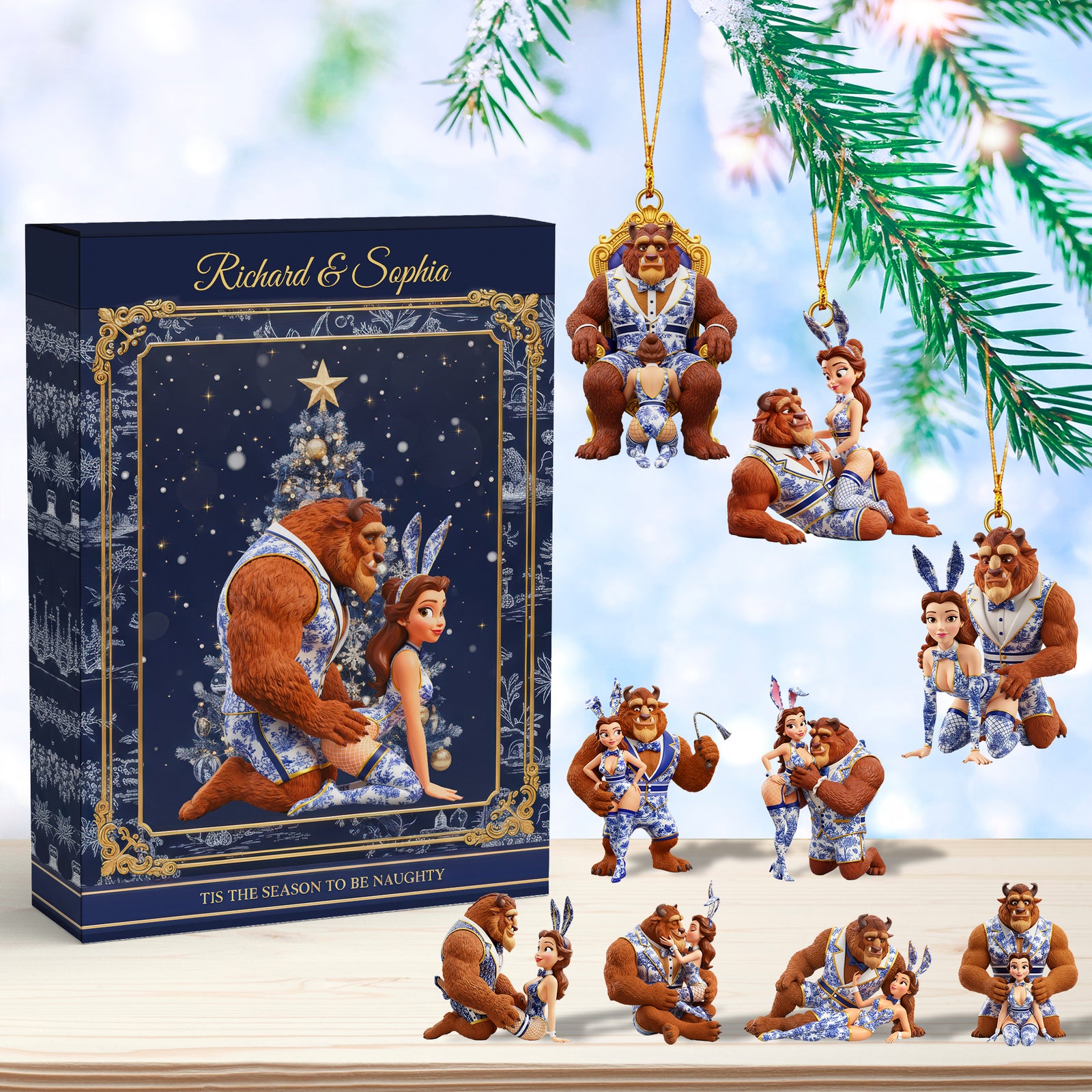 Naughty Couple Acrylic Blind Box - Personalized Gifts For Couple 02ohqn161025-Homacus