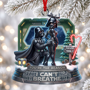 Dark Love Ornament, Personalized Gifts For Couple 04qhdh170926