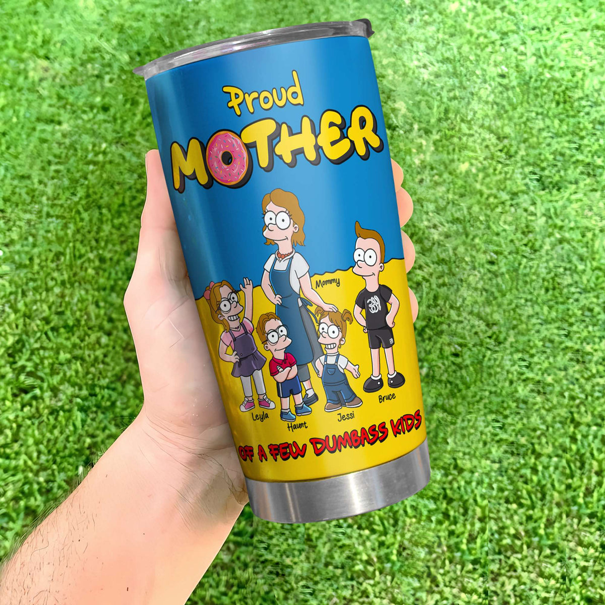 Proud Mother 20oz Tumbler - Personalized Gifts For Mother 01KALU020425PA-Homacus