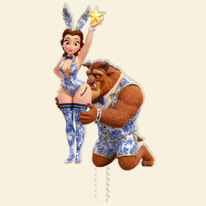 Naughty Couple Christmas Tree Topper - Personalized Gifts For Couple 03ohqn201125-Homacus