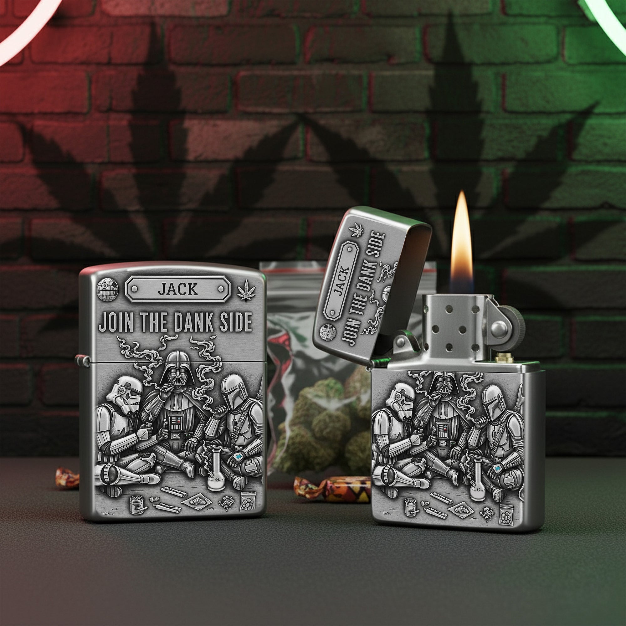 Smoking Troop Lighter, Personalized Gifts For Stoners 03qhmg100925-Homacus