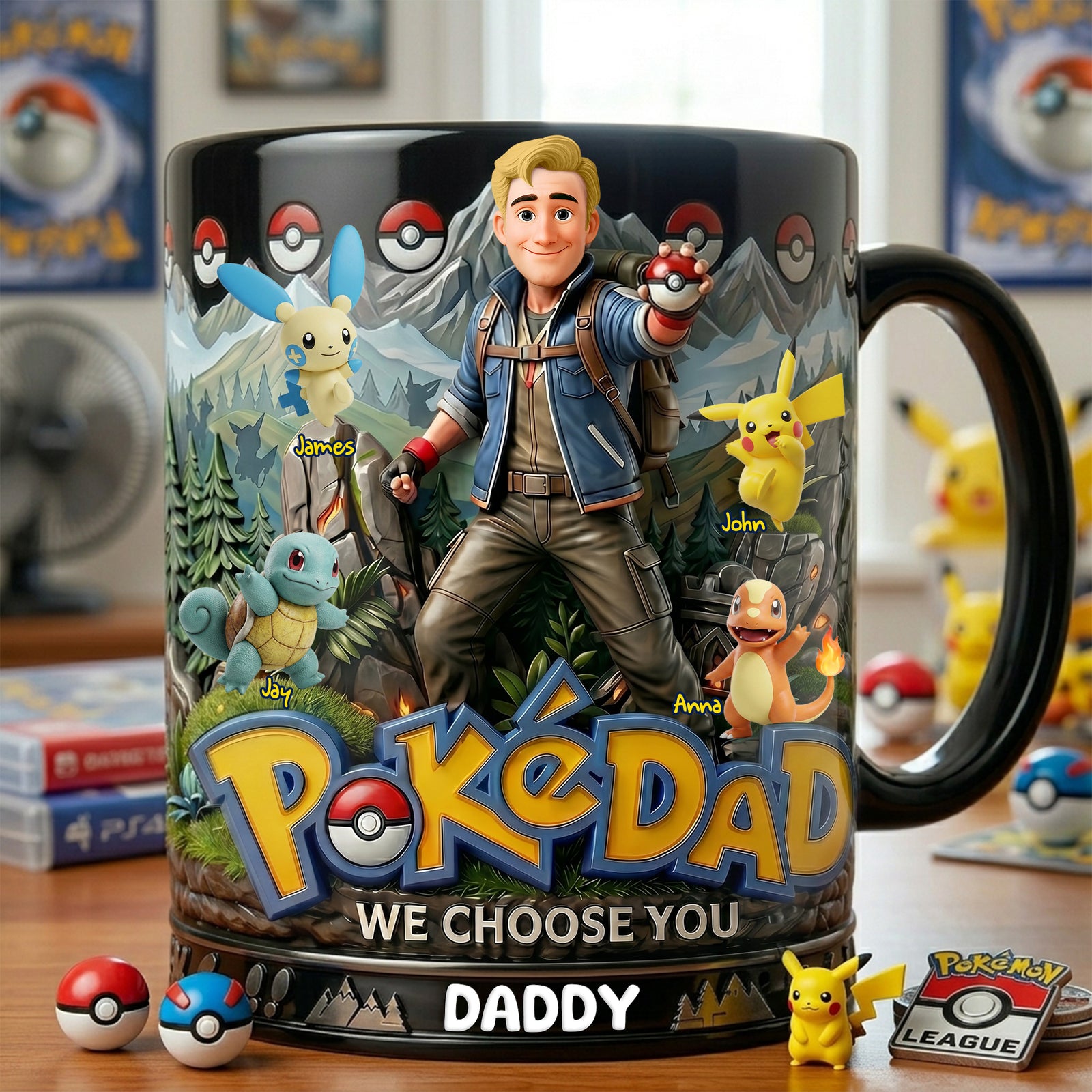 Adventure Dad And Kids Magic Mug - Personalized Gifts For Dads 02ohlu190526-Homacus