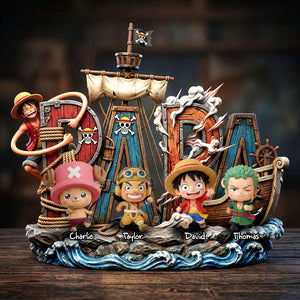 Adventure Crew Dad Acrylic Plaque - Personalized Gifts For Dad 01PALU030326-Homacus