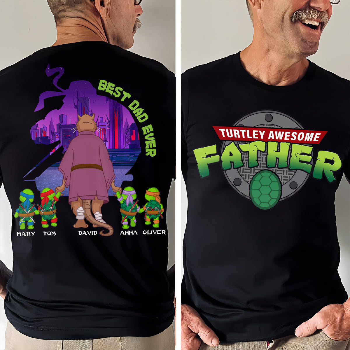 Personalized Gifts For Dad Shirt Best Dad Ever 05natn090425-Homacus