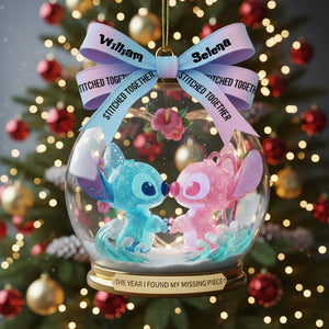 Cute Alien Couple Ornament, Personalized Gifts For Couple 07QHLU300925-Homacus
