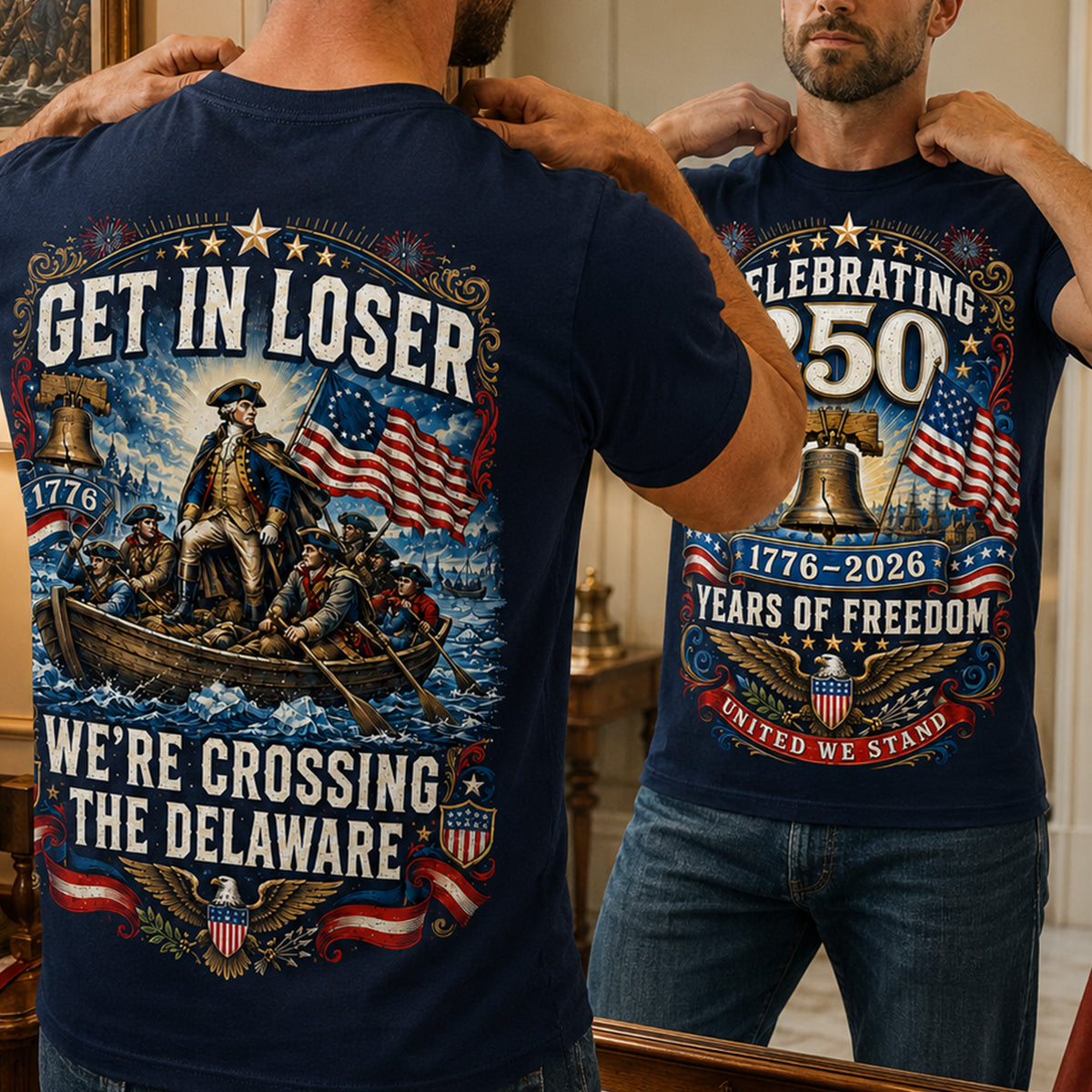 Celebrated America 250th Anniversary Shirt - Personalized Gifts For Patriots 03tydt280526-Homacus