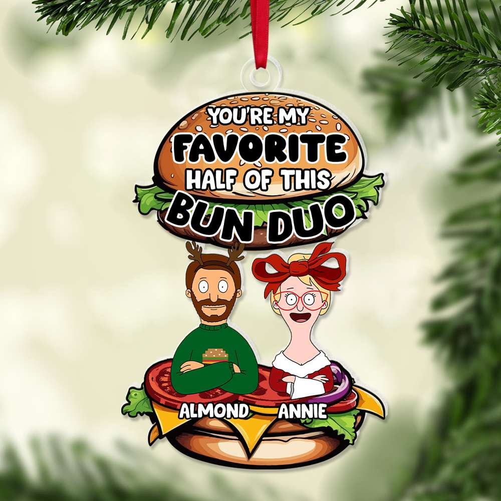 Personalized Gifts For Couple Tasty Acrylic Ornament 03TOLU131124HG-Homacus