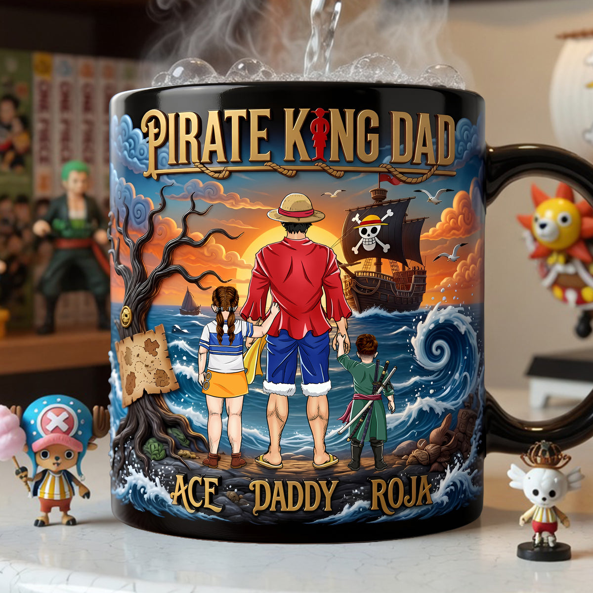 Enthusiastic Adventure Dad Magic Mug - Personalized Gifts For Dads 06tylu090526-Homacus
