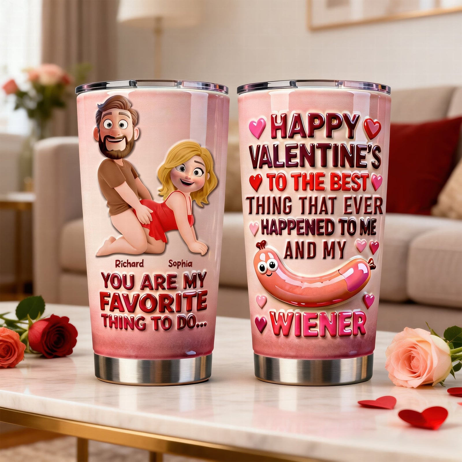 Naughty Couple Tumbler - Personalized Gifts For Couple 05naqn080126-Homacus