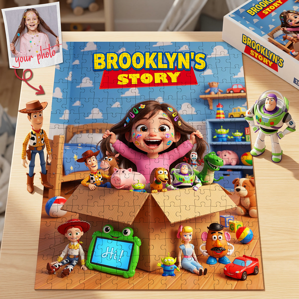 Cartoon Jigsaw Puzzle - Custom Photo Gifts For Kids 01huta260626-Homacus