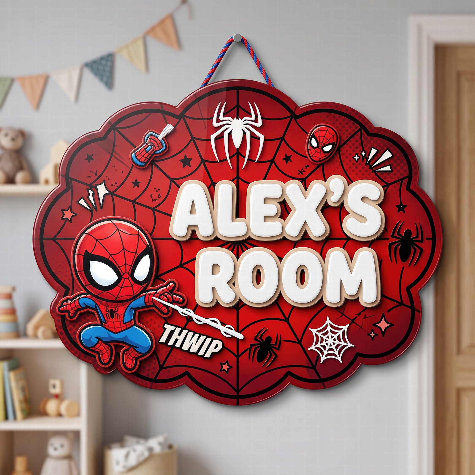 Hero Room Door Acrylic Sign - Personalized Gifts For Kid 03naqn020726-Homacus
