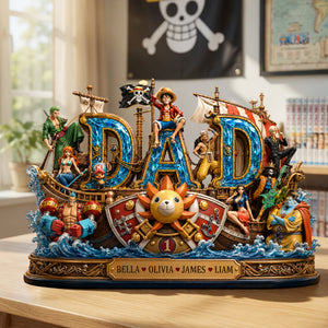 Anime Adventure Acrylic Plaque - Personalized Gifts For Dad 05tolu080526-Homacus