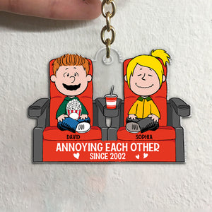 Personalized Gifts For Couple Keychain 04natn260624hh-Homacus