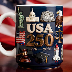 USA 250th Anniversary Coffee Mug 02NADT220126-Homacus
