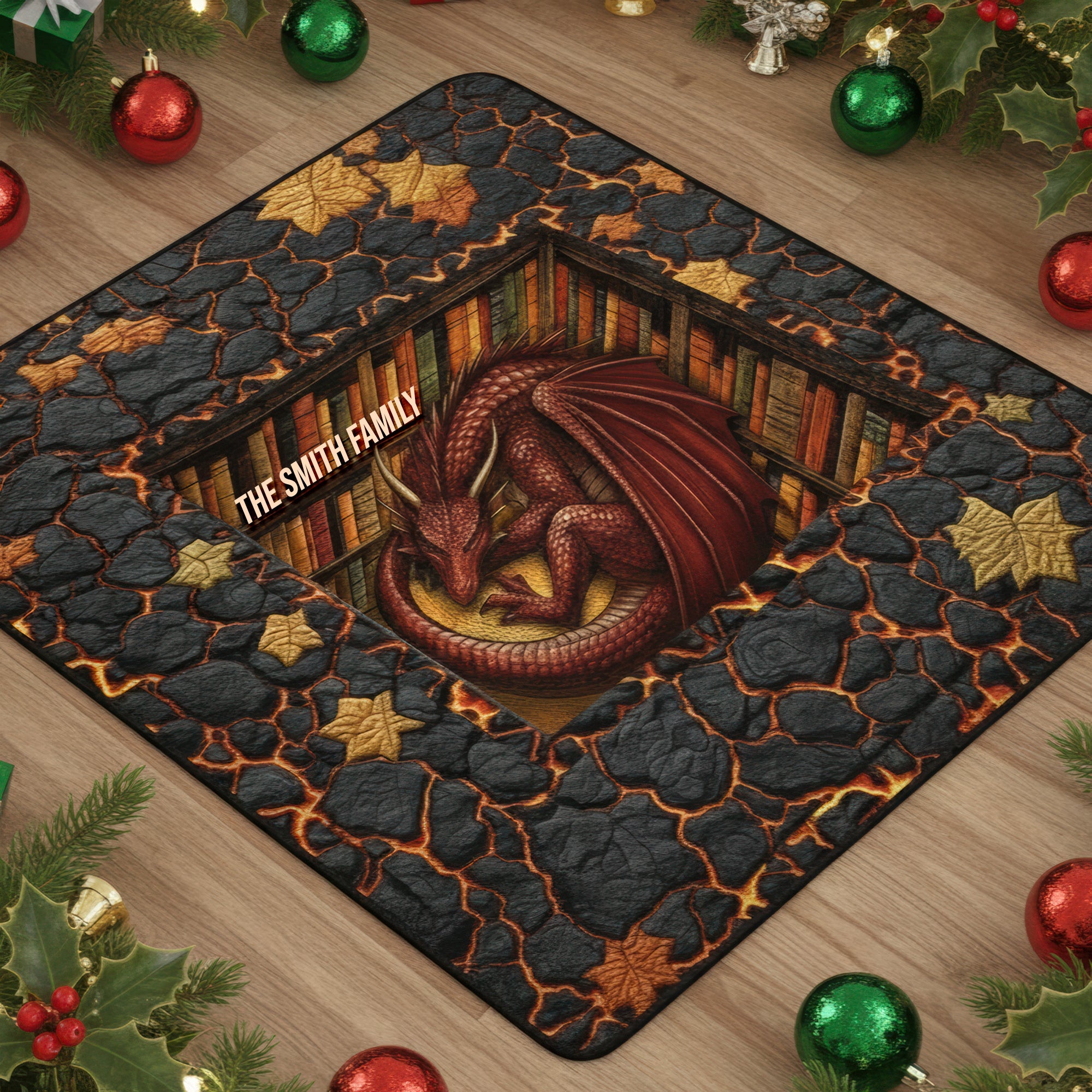 Dragon Book Custom Shape Doormat - Personalized Gifts For Book Lovers 05tgqn171125-Homacus