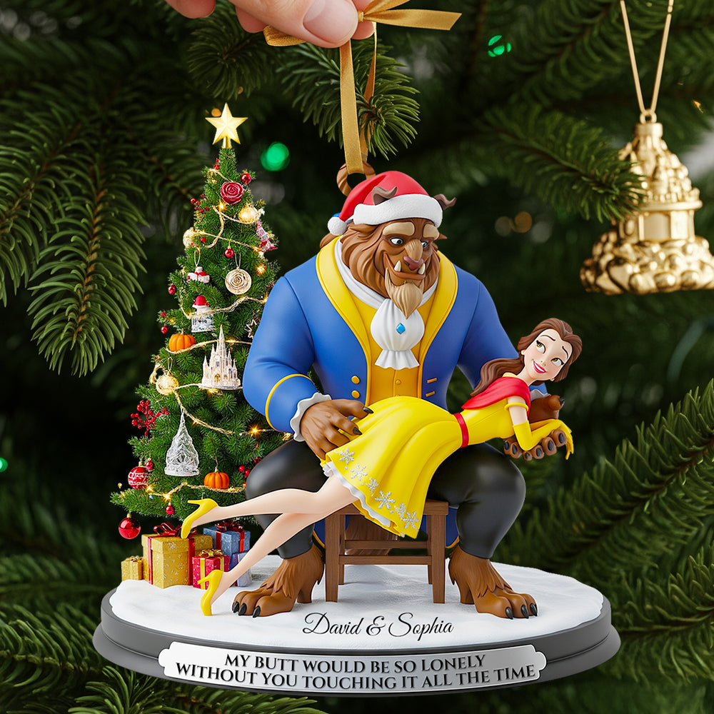 Funny Fairytale Ornament Christmas Personalized Gifts For Couple 03NADT090925-Homacus