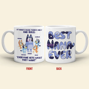 Personalized Gifts For Grandma Coffee Mug Best Nana Ever 05NAHN140622-Homacus